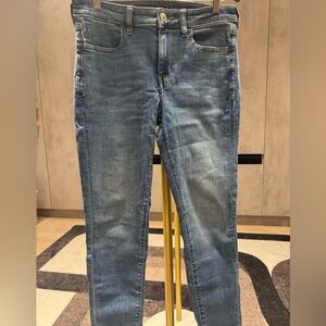 American Eagle Outfitters Light Blue Straight Jeans